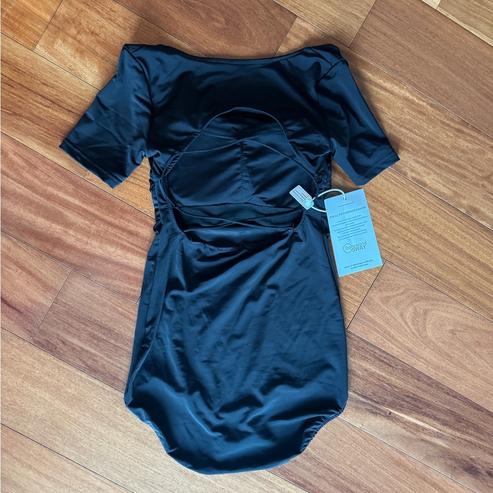 Dance and Sway Woman’s Latin Black Leotard. Brand New with tag. - Picture 2 of 2